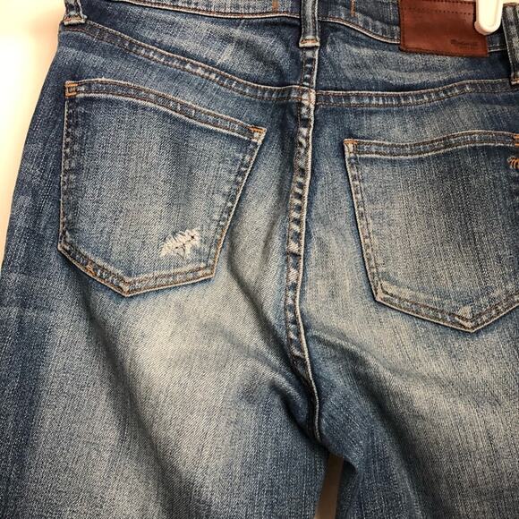 Madewell 9" High-Rise Skinny Jeans: Torn-Knee - Picture 9 of 13